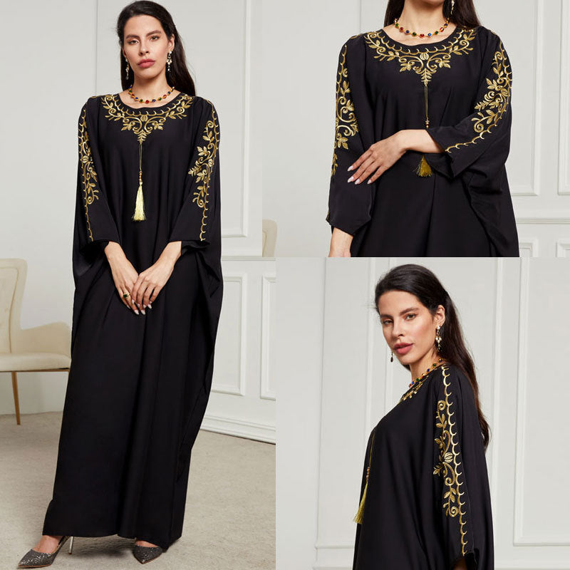 Blouse with embroidery dress