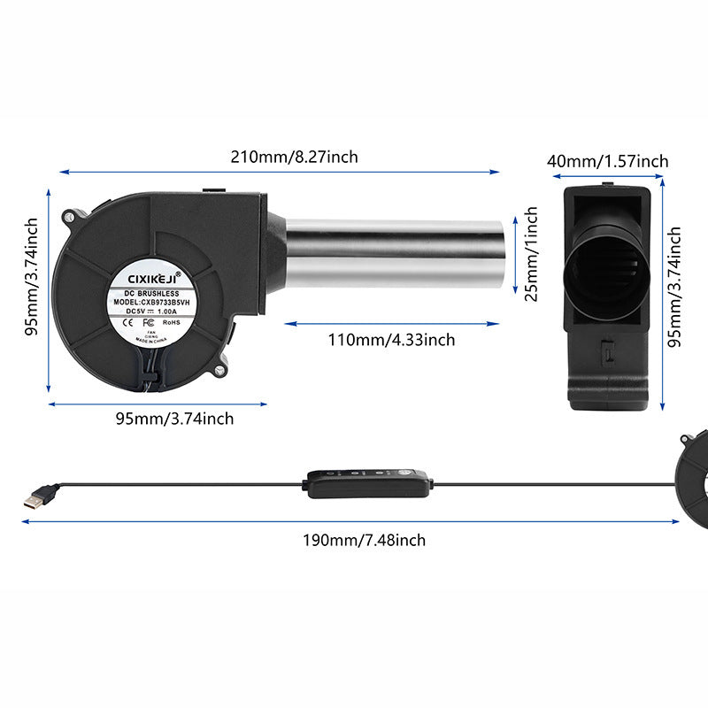 Blower for oven