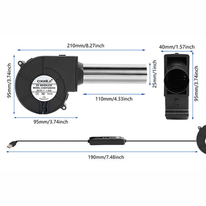 Blower for oven