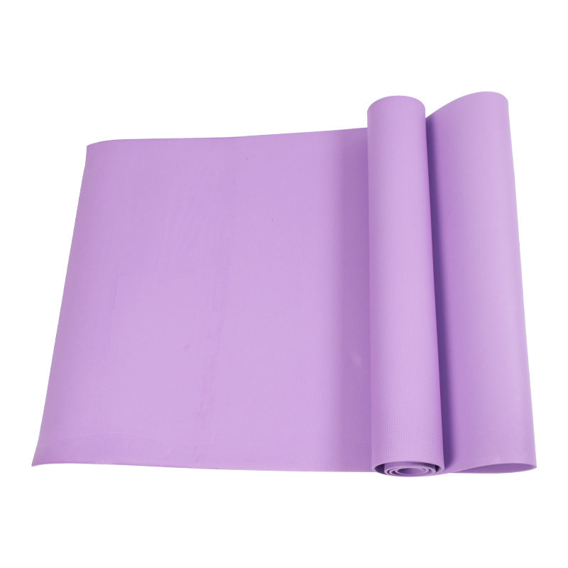 Blue and yellow EVA yoga mat