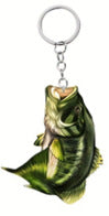 Blue fish pendant