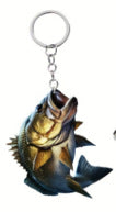 Blue fish pendant