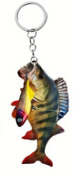Blue fish pendant