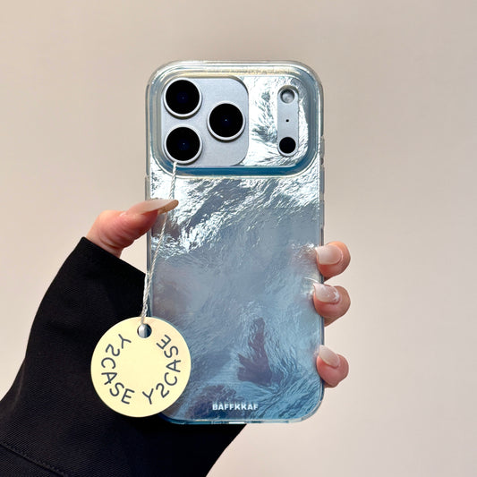 Blue Foil Pattern Imd Phone Case