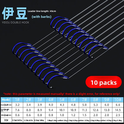 Blue Ghost Tooth Fishing Hook Set