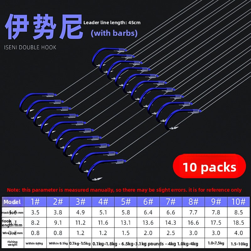 Blue Ghost Tooth Fishing Hook Set