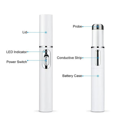 Blue laser mole remover