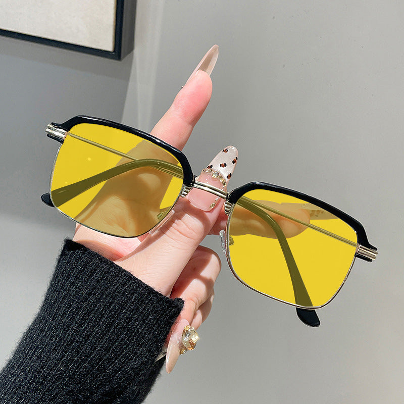 Blue-light-blocking glasses