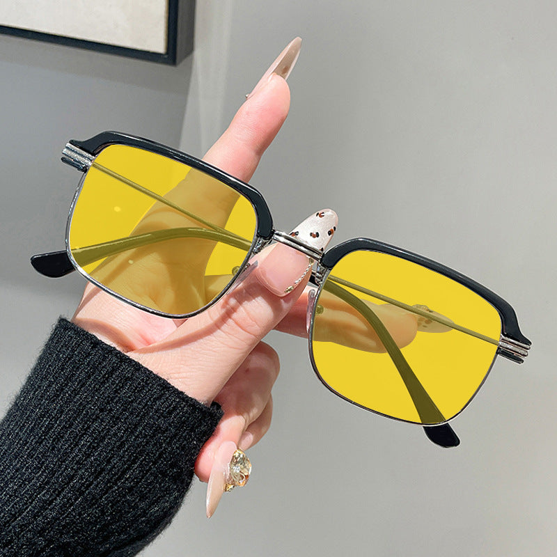 Blue-light-blocking glasses