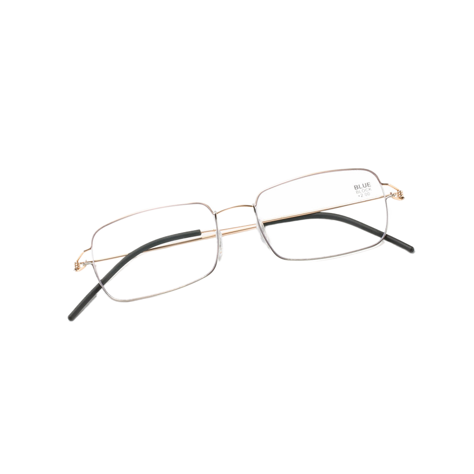 Blue-light-blocking reading glasses