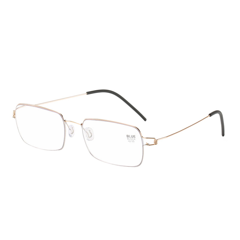 Blue-light-blocking reading glasses