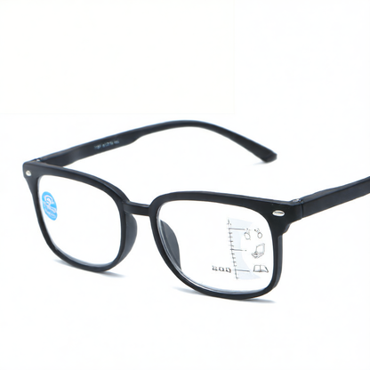 Blue-light-blocking reading glasses