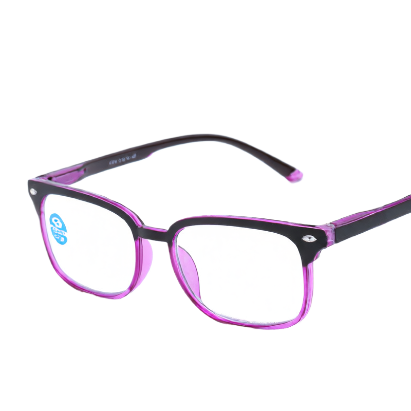 Blue-light-blocking reading glasses