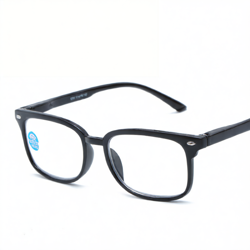 Blue-light-blocking reading glasses