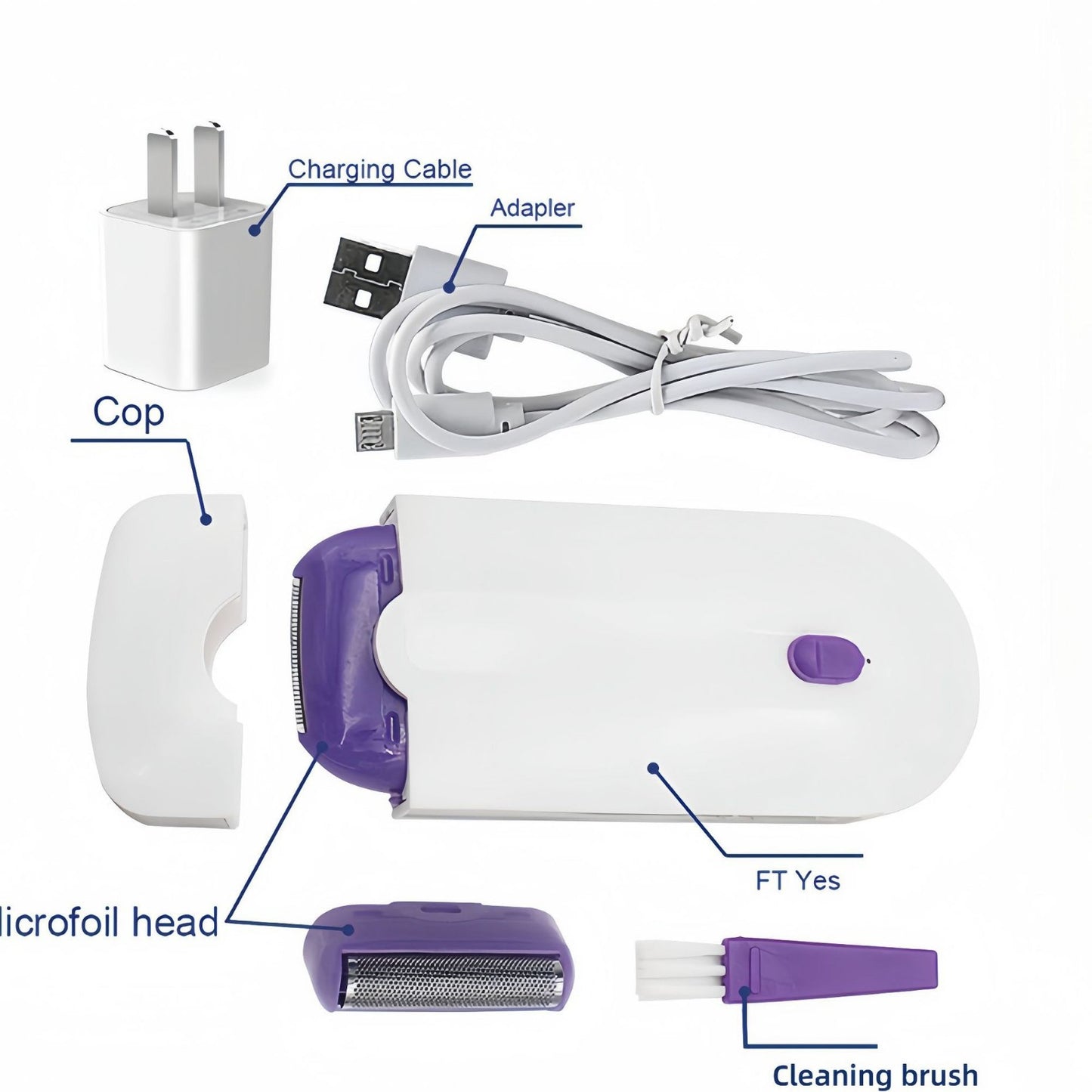 Blue Light Hair Removal Device