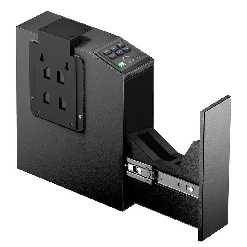 Blue Light Silent Fingerprint Password Key Box