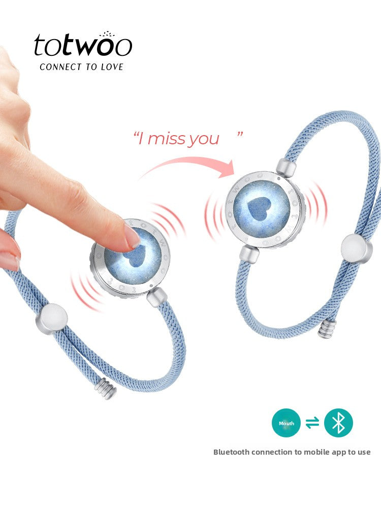 Blue Lovers Sensor Vibrating Bracelet