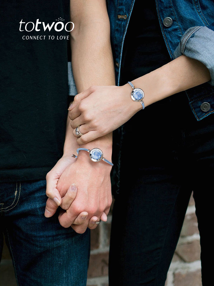 Blue Lovers Sensor Vibrating Bracelet