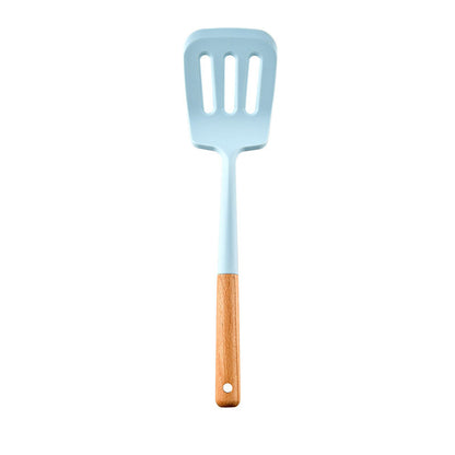 Blue silicone kitchenware set