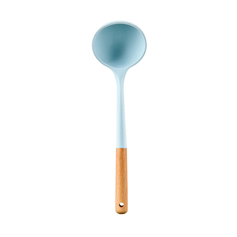 Blue silicone kitchenware set