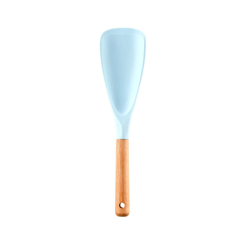 Blue silicone kitchenware set