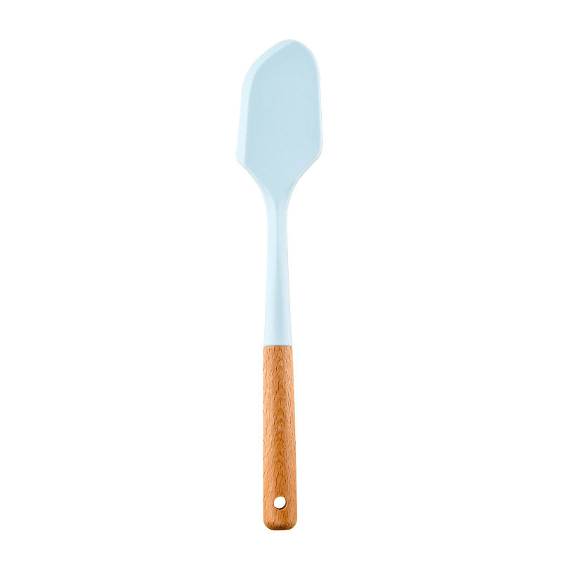 Blue silicone kitchenware set