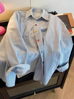 Colorful button shirt