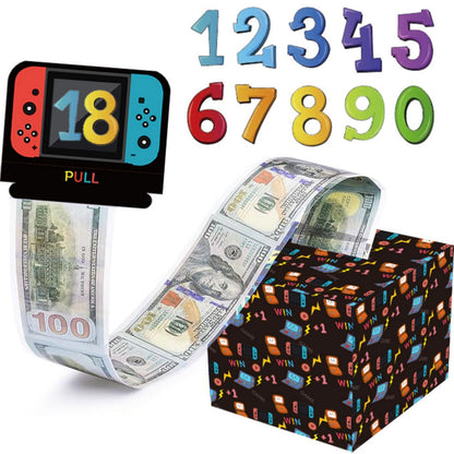 Blue Theme DIY Paper Money Gift Box for Birthdays and Holidays