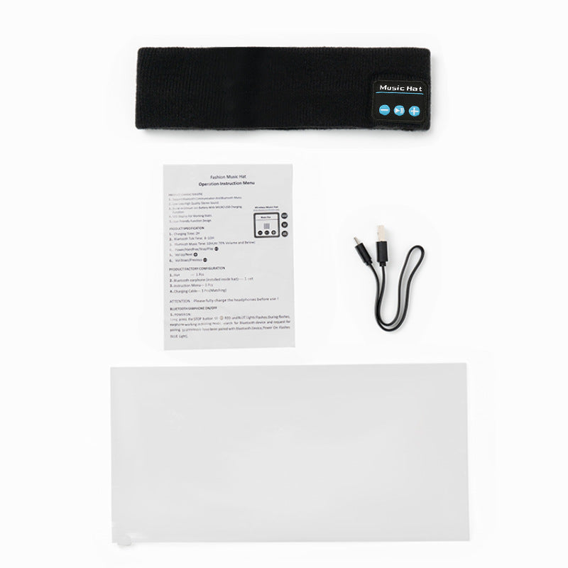 Bluetooth 5.4 Sports Headband with Stereo Sound