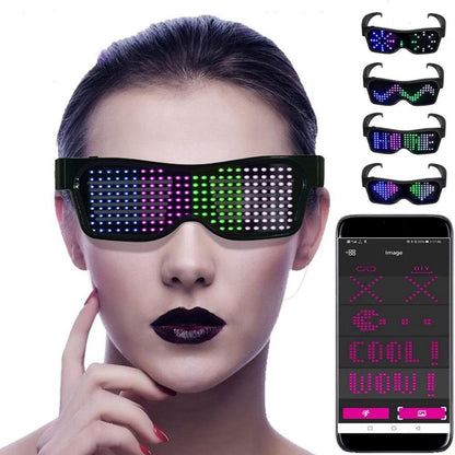 Bluetooth APP Controlled LED Light Up Glasses