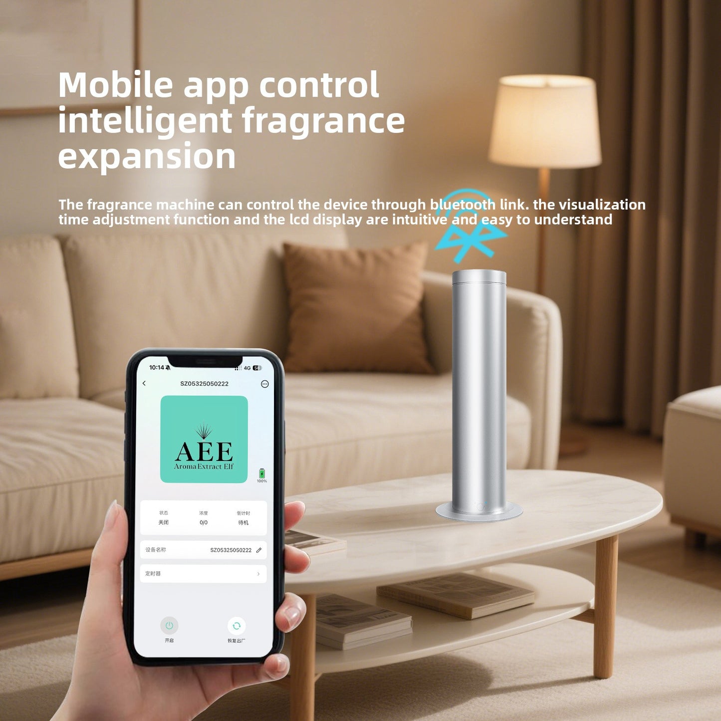 Bluetooth Aroma Diffuser with App Control