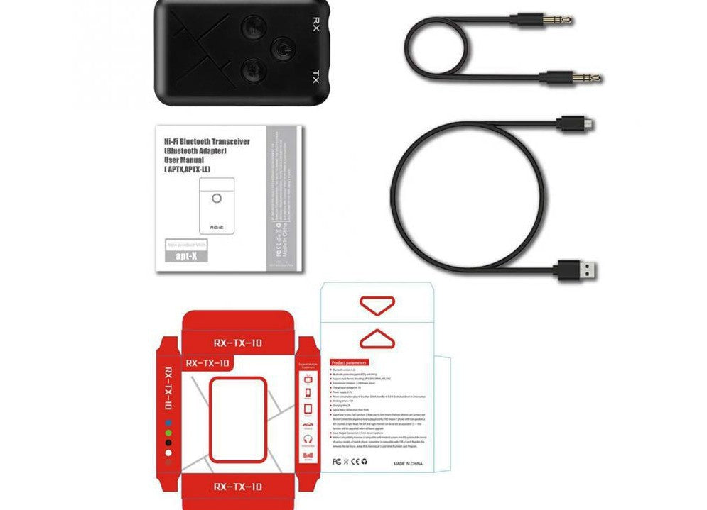 Bluetooth Audio Adapter with Receiver and Transmitter Functionr