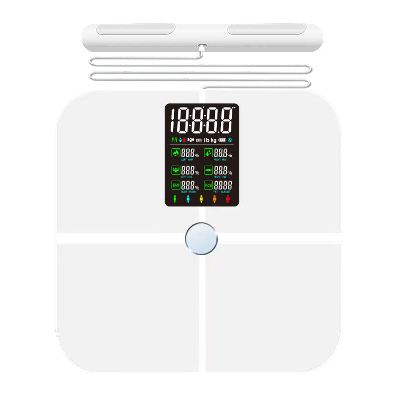 Bluetooth Body Fat Scale with 8 Electrodes
