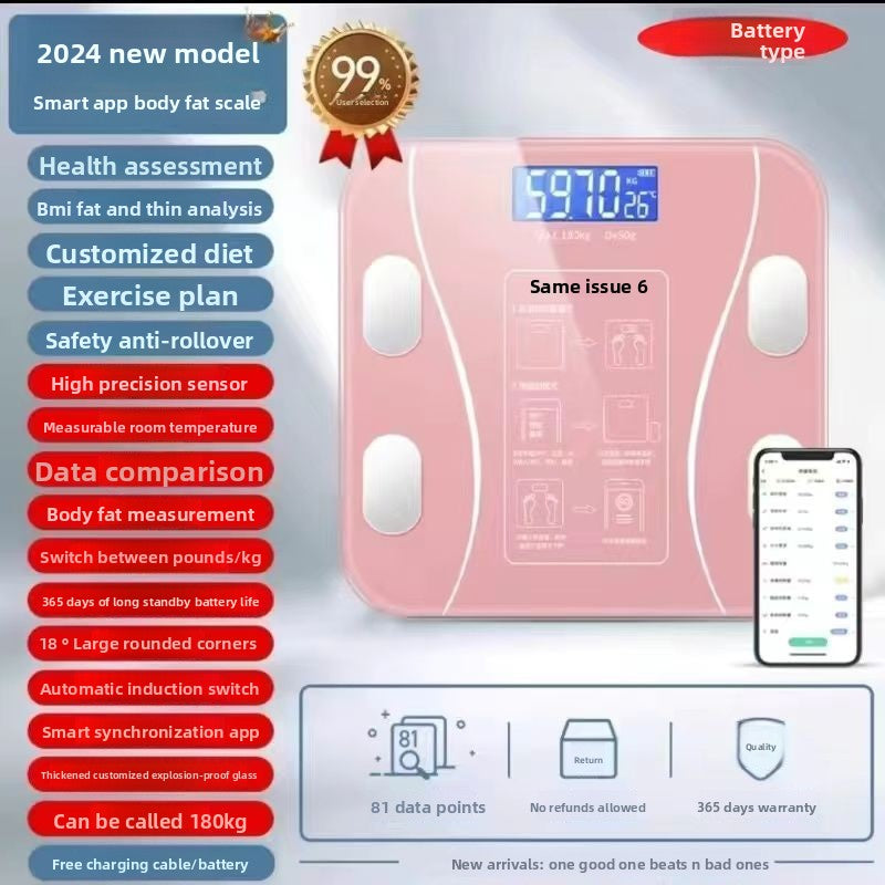 Bluetooth Body Fat Scale with Body Composition Analysis