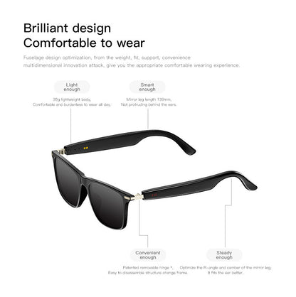 Bluetooth communication fashionable glasses