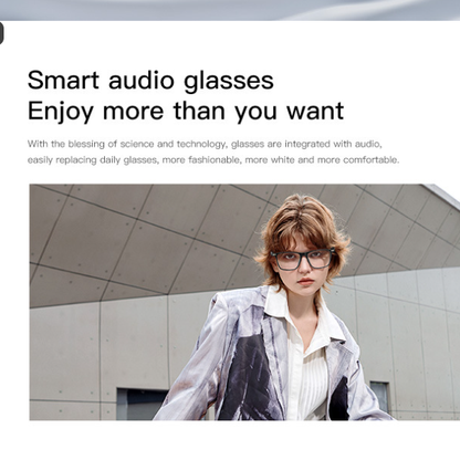 Bluetooth communication fashionable glasses