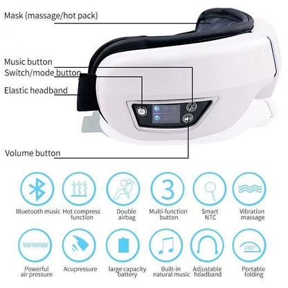 Bluetooth eye massager