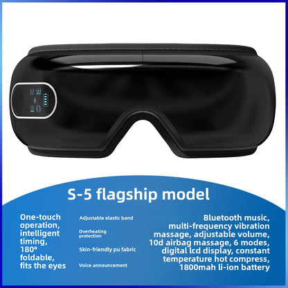 Bluetooth Eye Massager with Heat Therapy