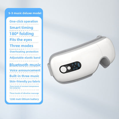Bluetooth Eye Massager with Heat Therapy