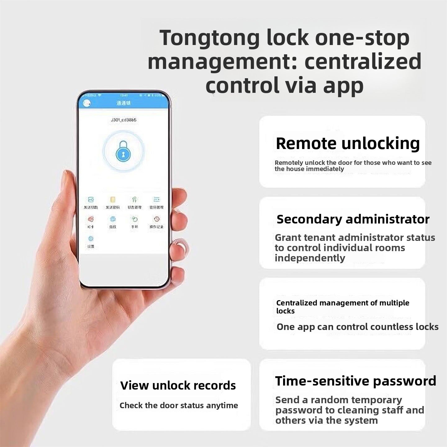 Bluetooth Fingerprint Smart Door Lock