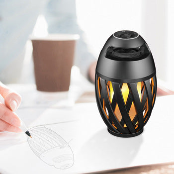 Bluetooth flame light speaker