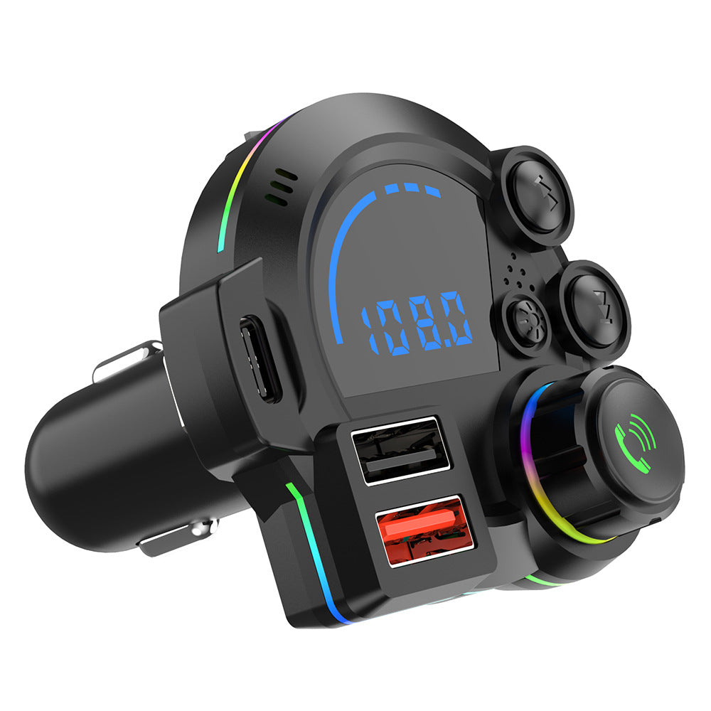Bluetooth FM Transmitter with Dual Fast Charging