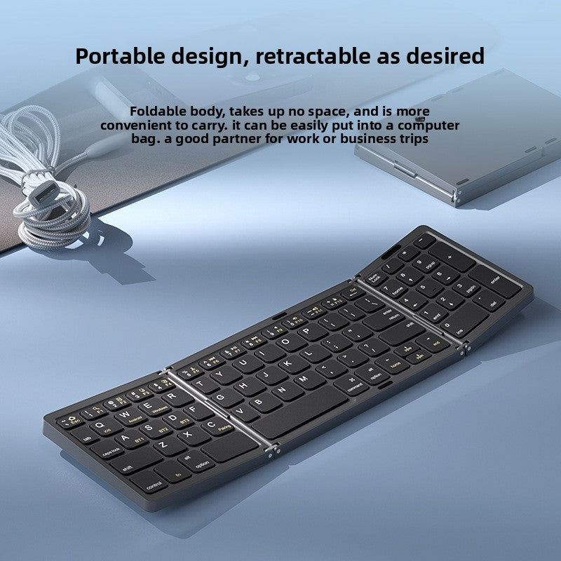 Bluetooth folding keyboard