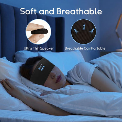 Bluetooth Headband with Stereo Sound and Microphone