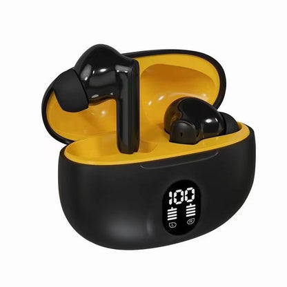 Bluetooth headphones with digital display