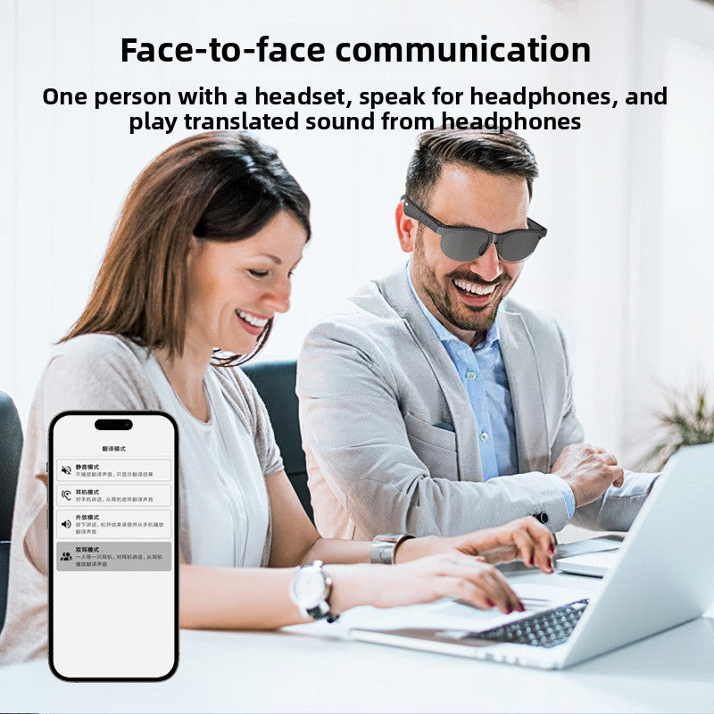 Bluetooth headset glasses