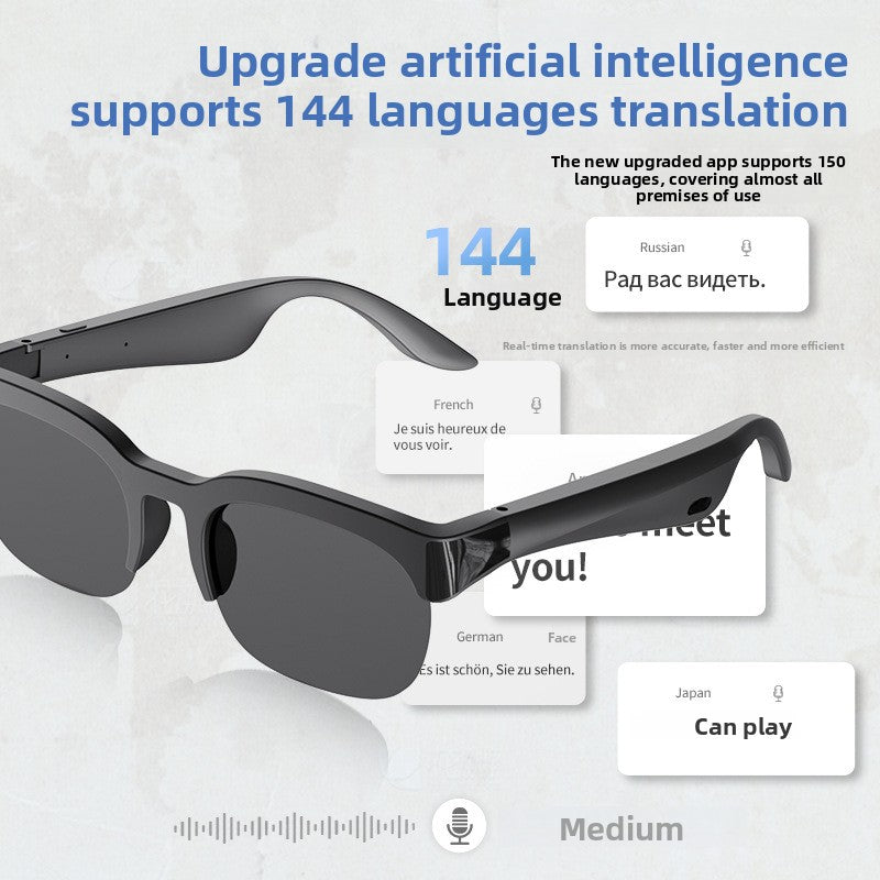 Bluetooth headset glasses