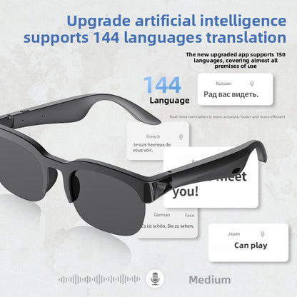 Bluetooth headset glasses