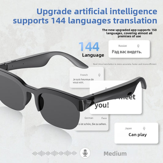Bluetooth headset glasses