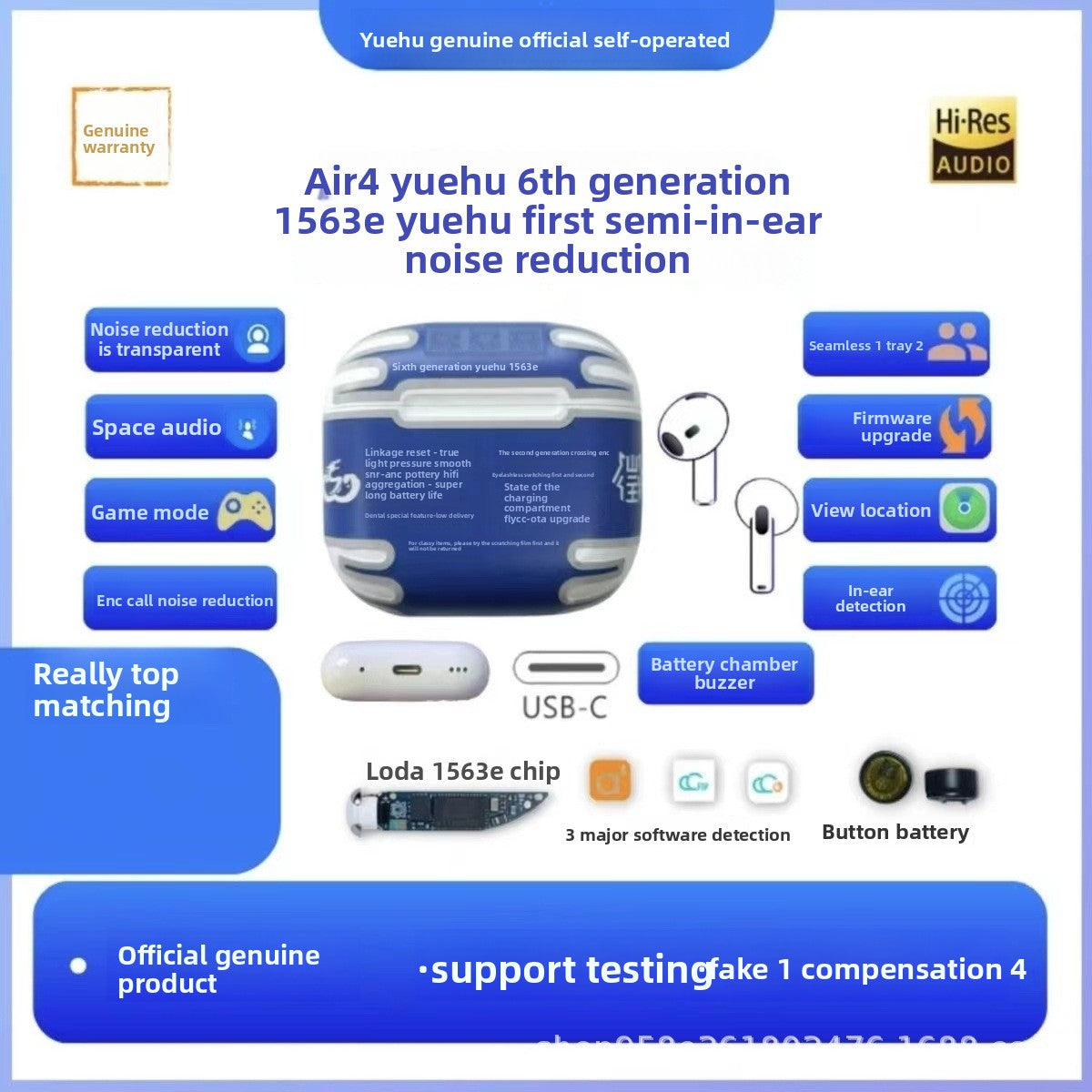 Bluetooth Headset Open Noise Reduction
